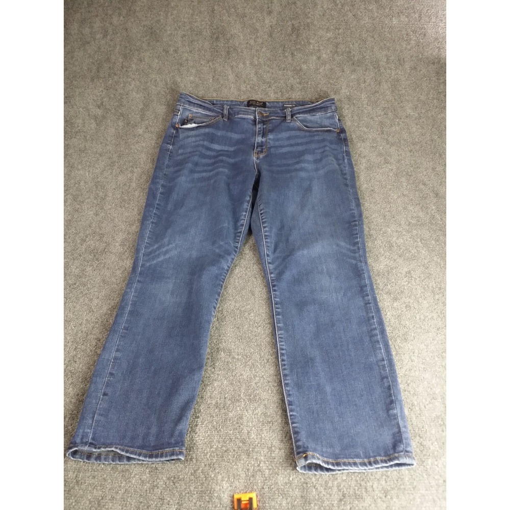 Judy Blue Womens 15/32 Jeans Boyfriend Fit JB82195DK Mid Rise‎ Stretch Blue